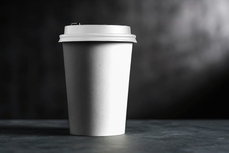 Realistic Coffee Cup Mockup