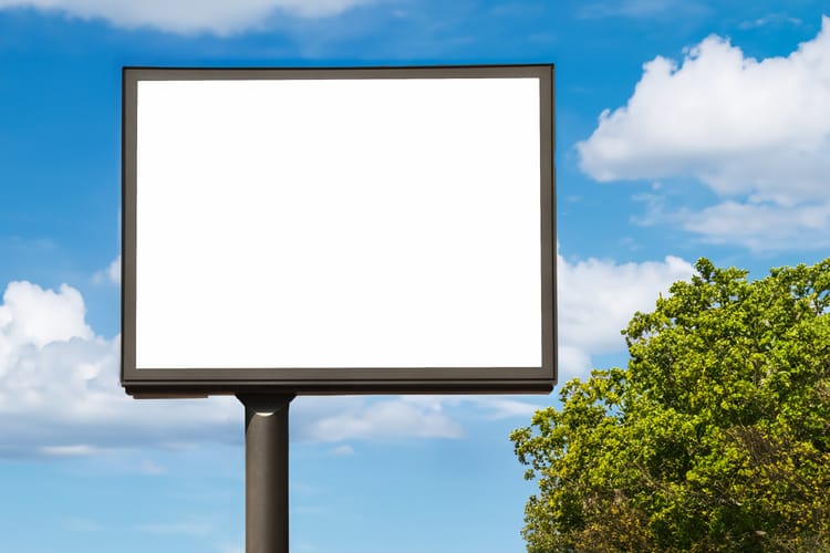 Square Billboard Mockup