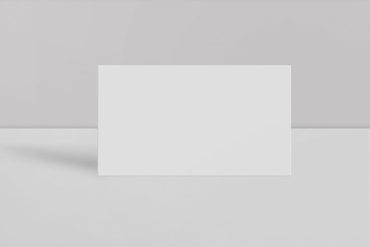 Standing Business Card Mockup