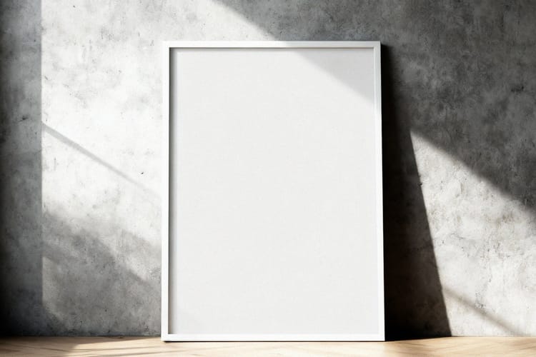 White Frame Mockup
